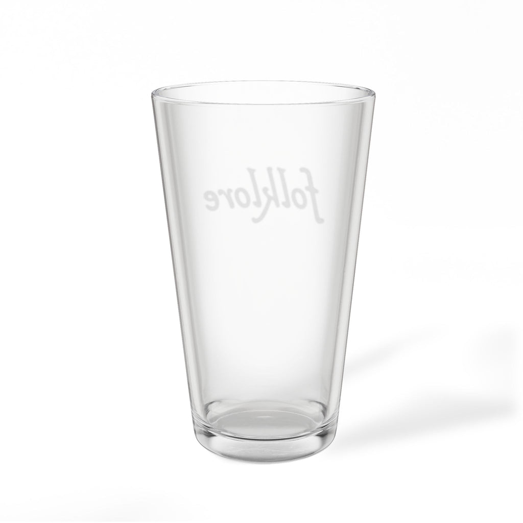 Folklore Engraved 16oz Pint Glass — Essential Drinking Glass