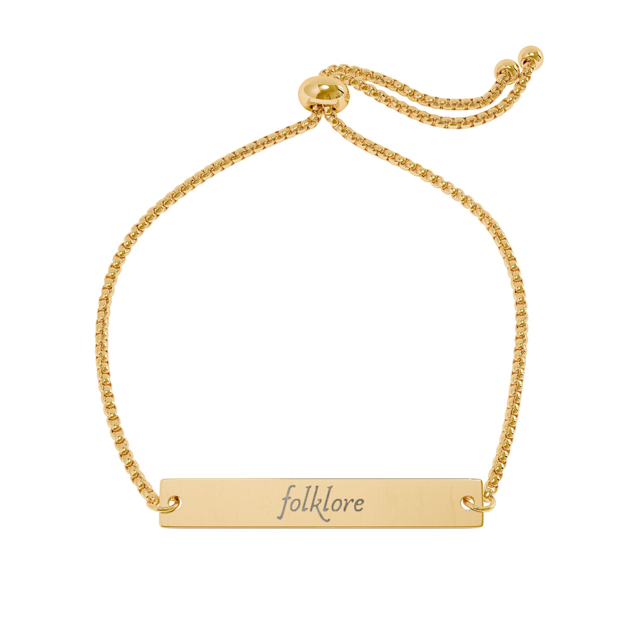 Folklore Adjustable Bar Bracelet — Essential Collection Jewelry