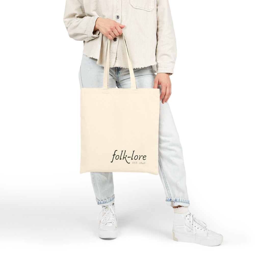 Folk-Lore Est. 1846 Cotton Canvas Tote — Limited Edition Eco-Friendly Bag