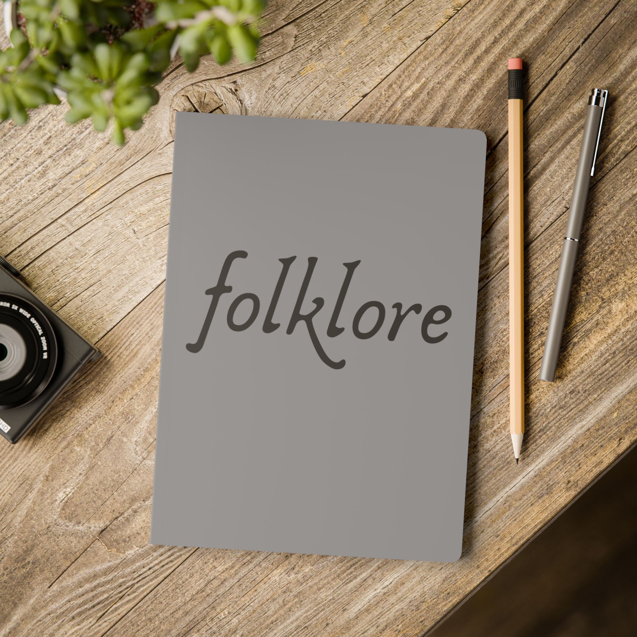 Folklore Softcover Journal — Essential Ruled Notebook