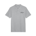 Folklore Embroidered Polo — Essential Grey Pique Collared Shirt