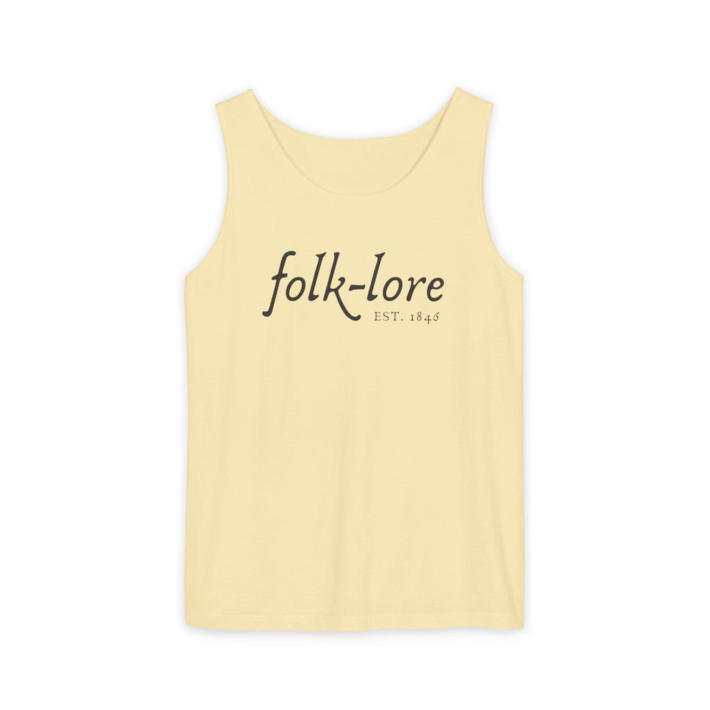 Folk-Lore Est. 1846 Tank Top — Limited Edition Sleeveless Shirt