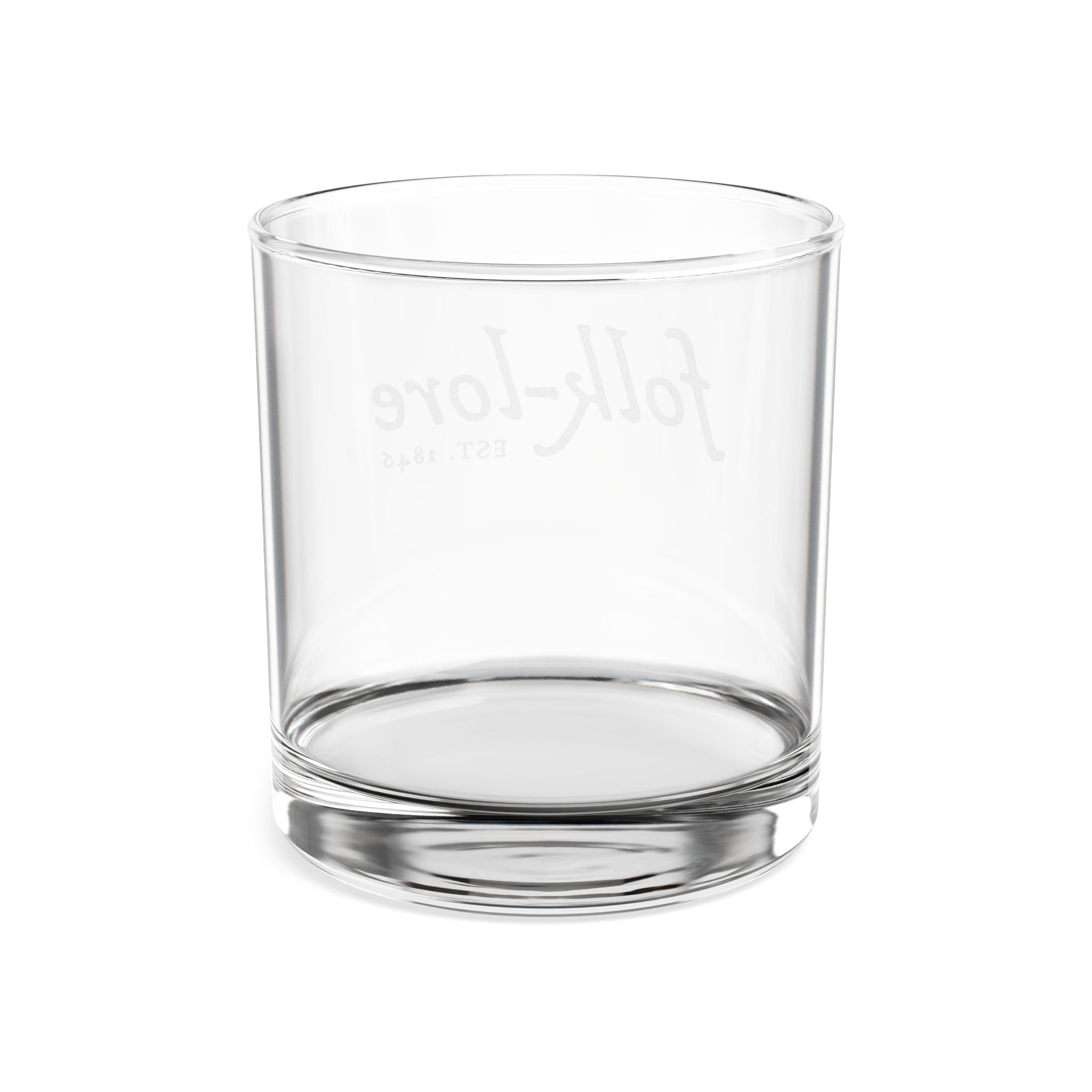 Folk-lore Est. 1846 Engraved Whiskey Glass — Limited Edition 10.5oz Lowball