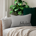 Folk-Lore Est. 1846 Lumbar Pillow — Limited Edition Accent Cushion