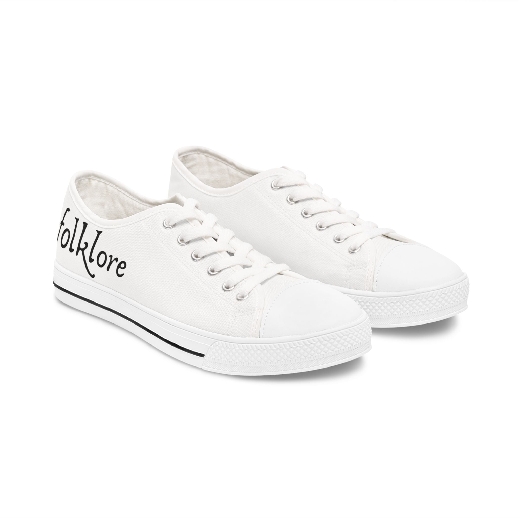 Folklore Low Top Sneakers — Essential Black/White Shoes