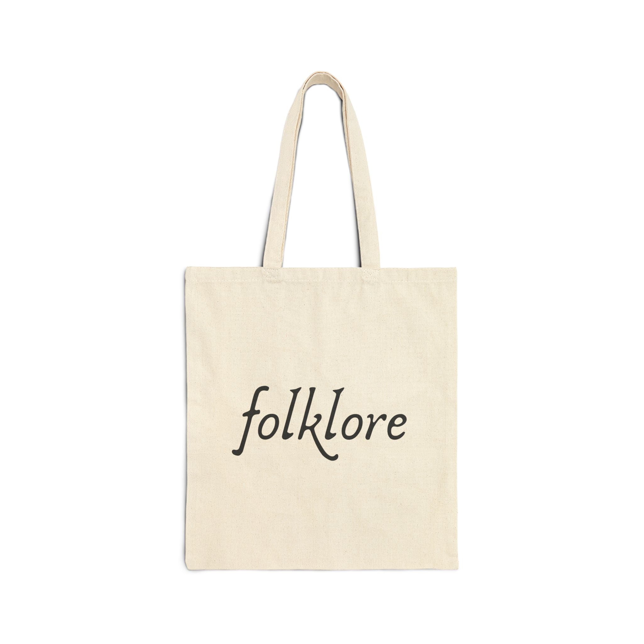 Folklore Cotton Canvas Tote — Essential Eco-Friendly Bag