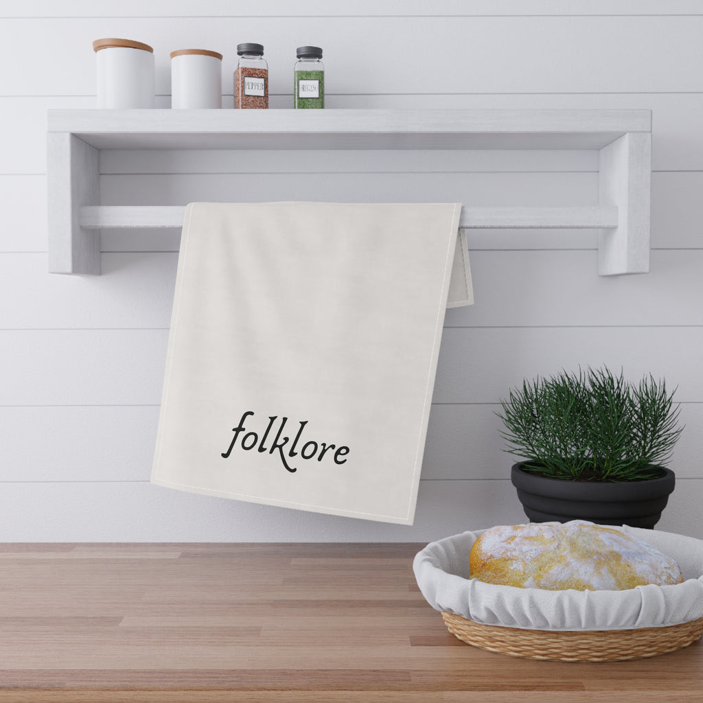 Folklore Cotton Tea Towel — Essential Kitchen Decor