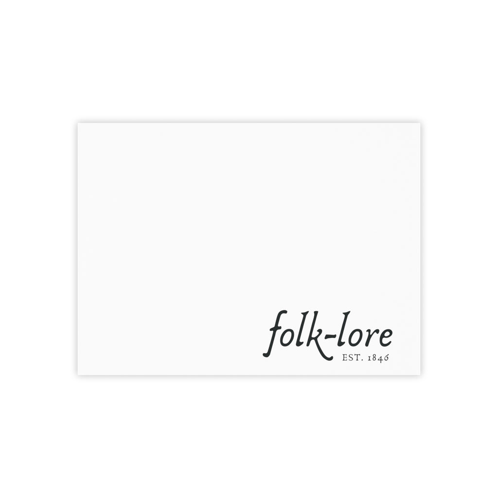 Folk-Lore Est. 1846 Post-It® Notes — Limited Edition Sticky Note Pad