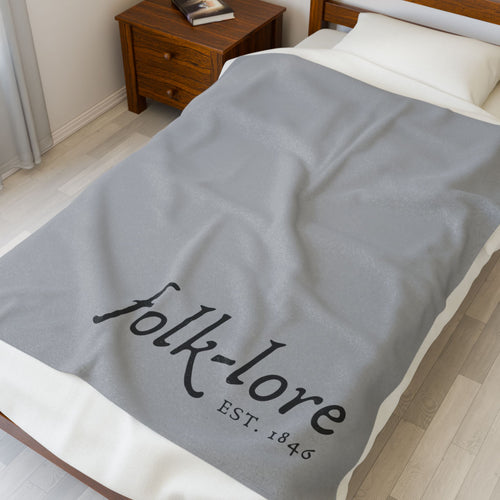 Folk-Lore Est. 1846 Cozy Blanket — Limited Edition Velveteen Throw