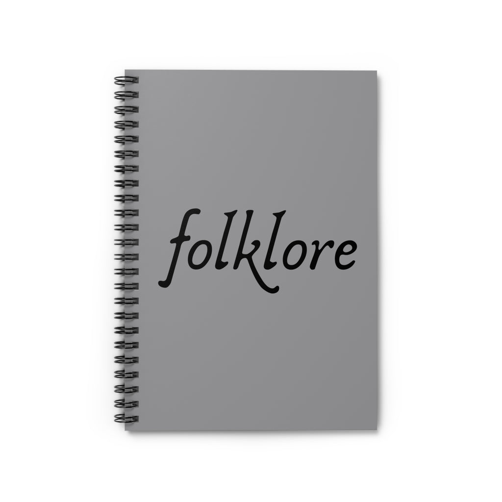 Folklore Spiral Notebook — Essential Ruled Journal