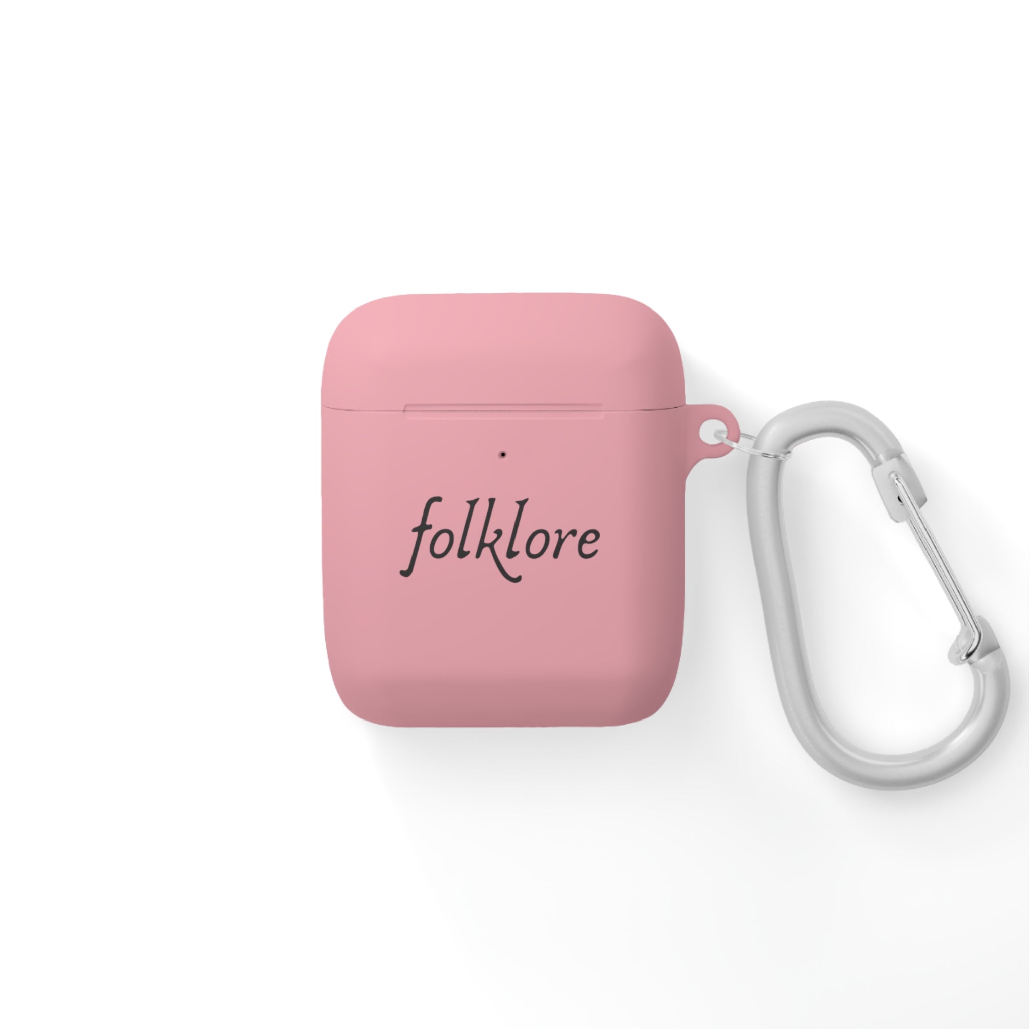 Folklore AirPods Case Cover with Carabiner – Essential Protective Silicone Sleeve - AirPods & AirPods Pro