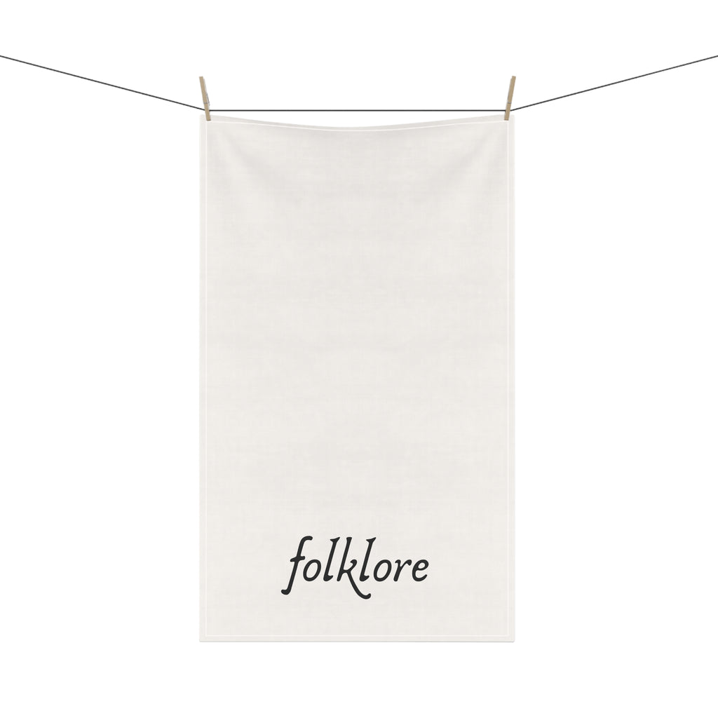 Folklore Cotton Tea Towel — Essential Kitchen Decor
