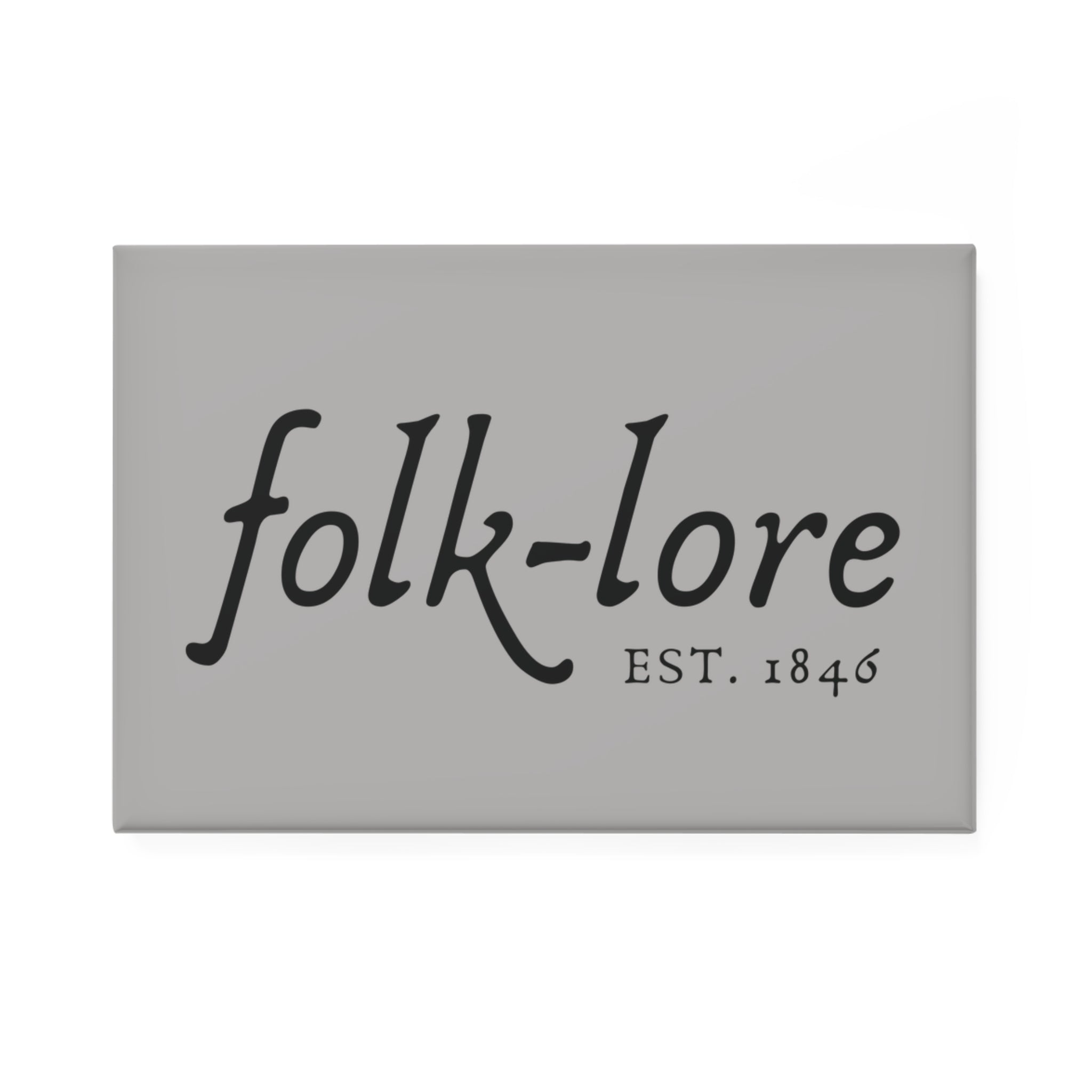 Folk-Lore Est. 1846 Rectangular Magnet – Limited Edition Fridge Magnet