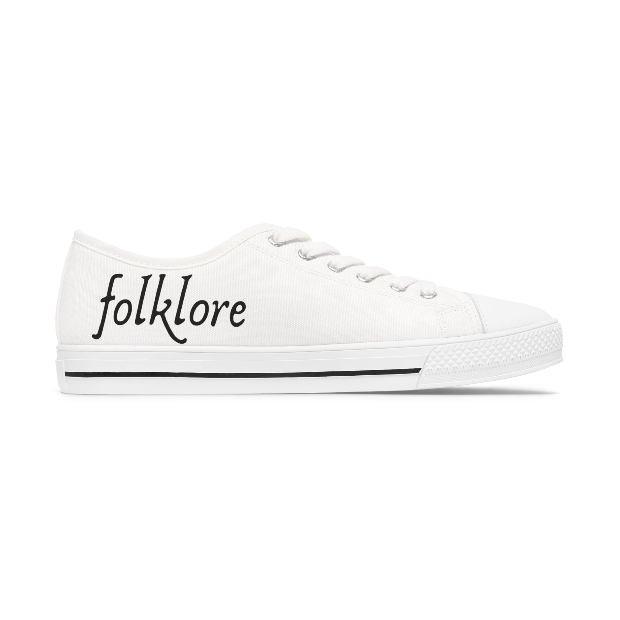 Folklore Low Top Sneakers — Essential Black/White Shoes