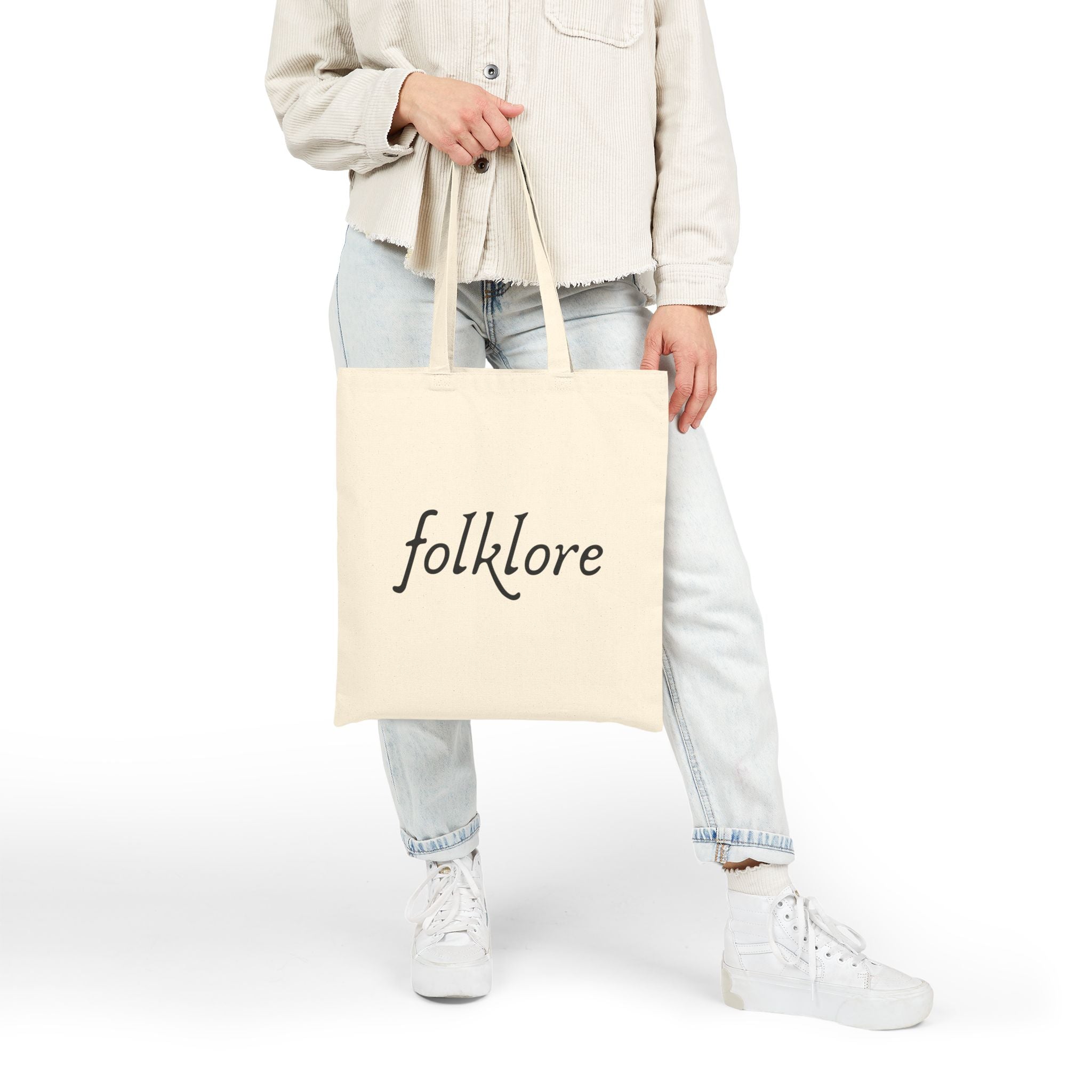 Folklore Cotton Canvas Tote — Essential Eco-Friendly Bag