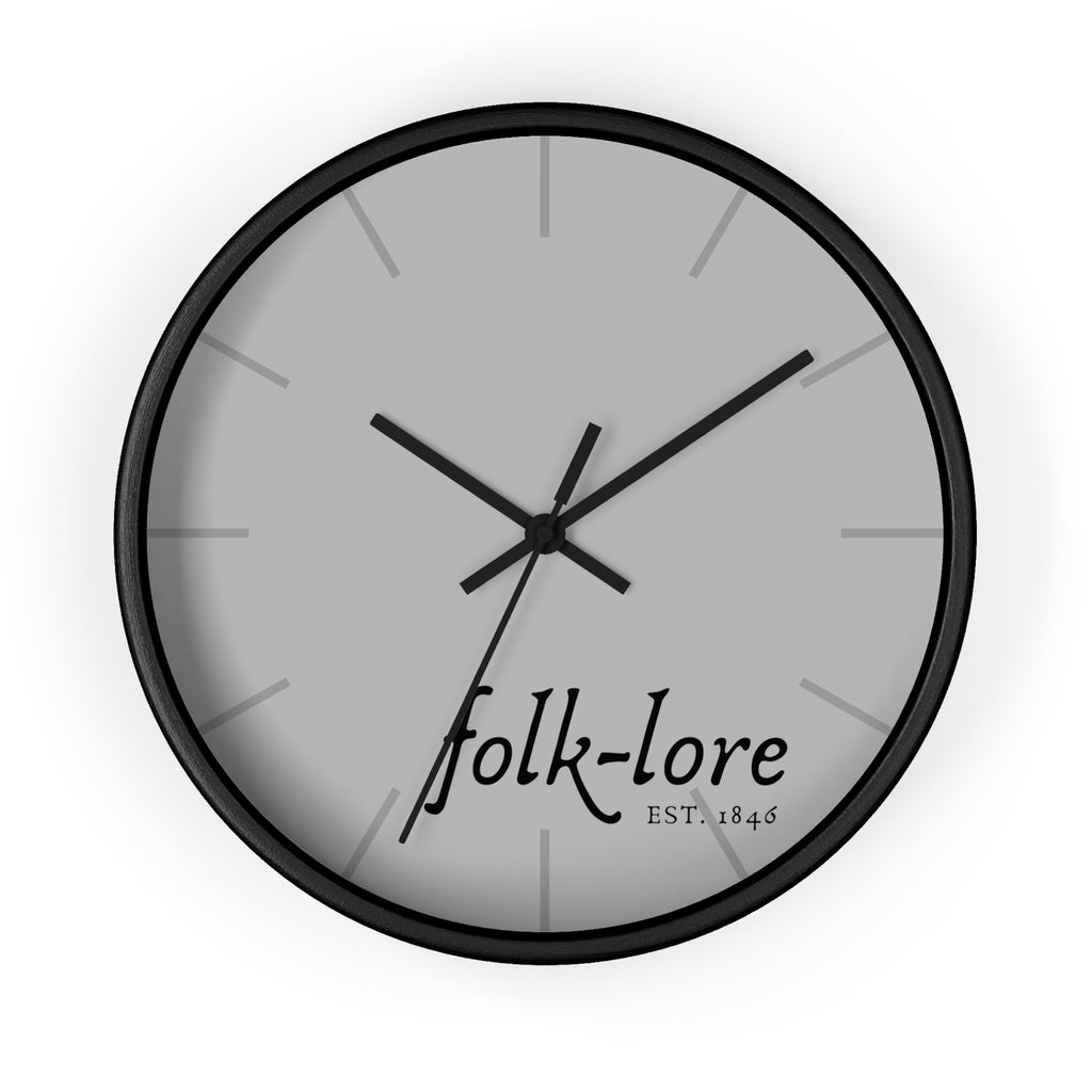 Folk-Lore Est. 1846 Wall Clock — Limited Edition Timekeeper