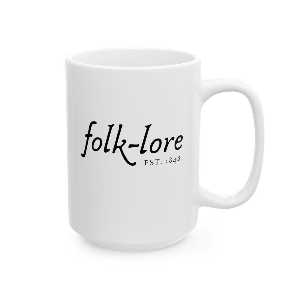 Folk-Lore Est. 1846 Coffee Cup - Limited Edition 15 oz Ceramic Mug