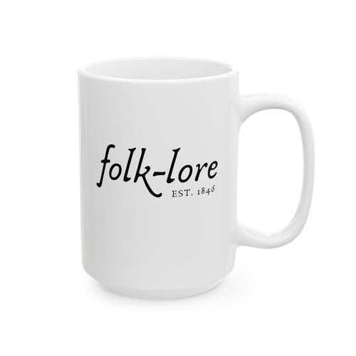Folk-Lore Est. 1846 Coffee Cup - Limited Edition 15 oz Ceramic Mug