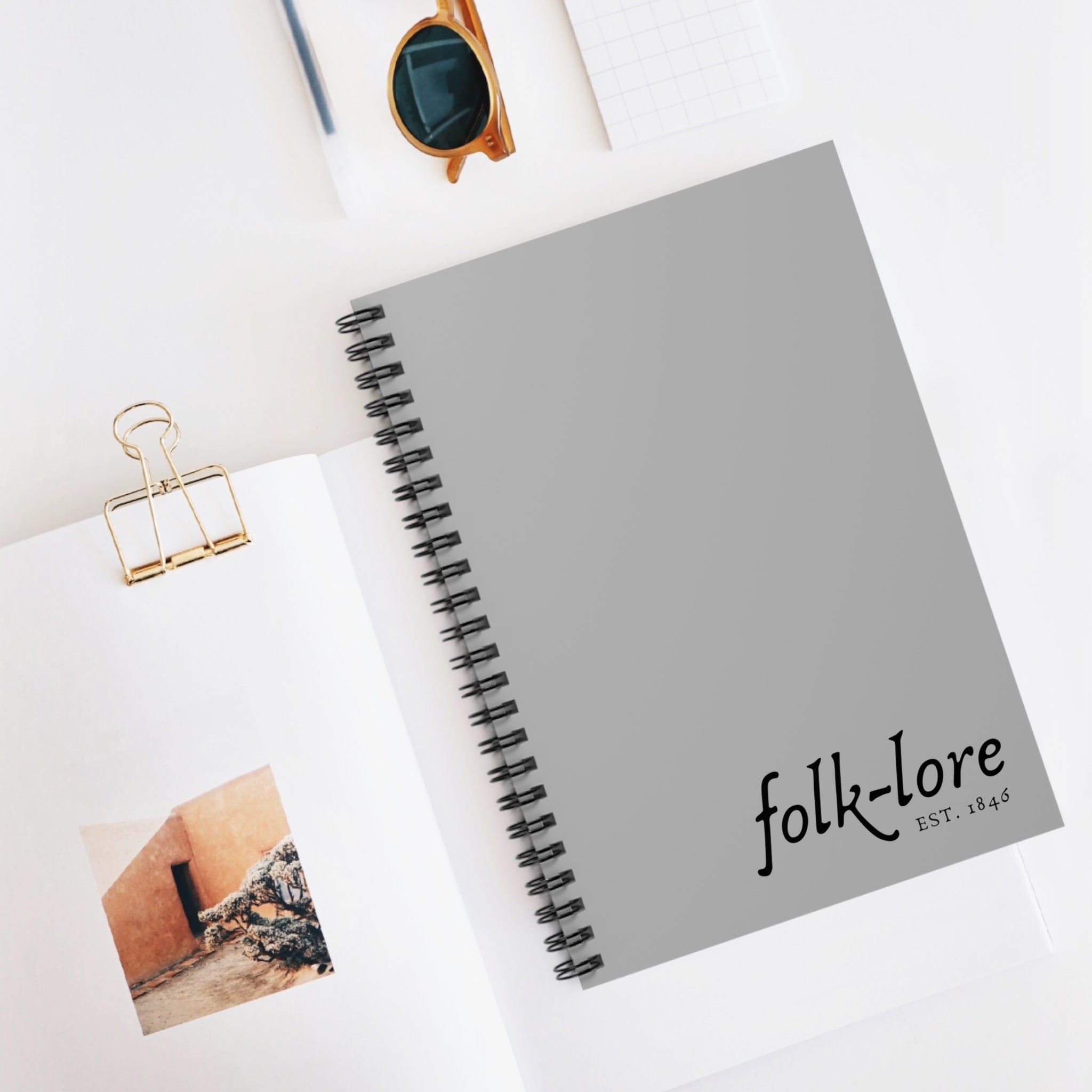 Folk-Lore Est. 1846 Spiral Notebook — Limited Edition Ruled Journal
