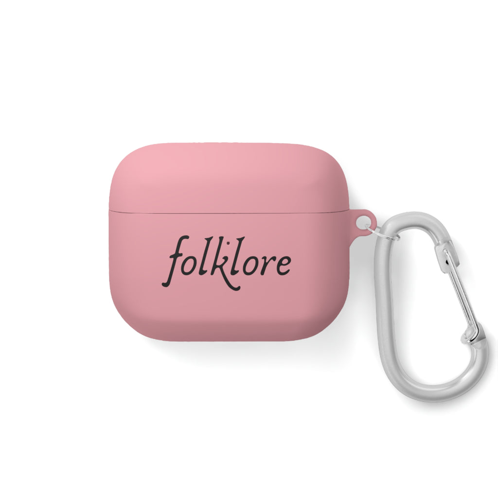 Folklore AirPods Case Cover with Carabiner – Essential Protective Silicone Sleeve - AirPods & AirPods Pro