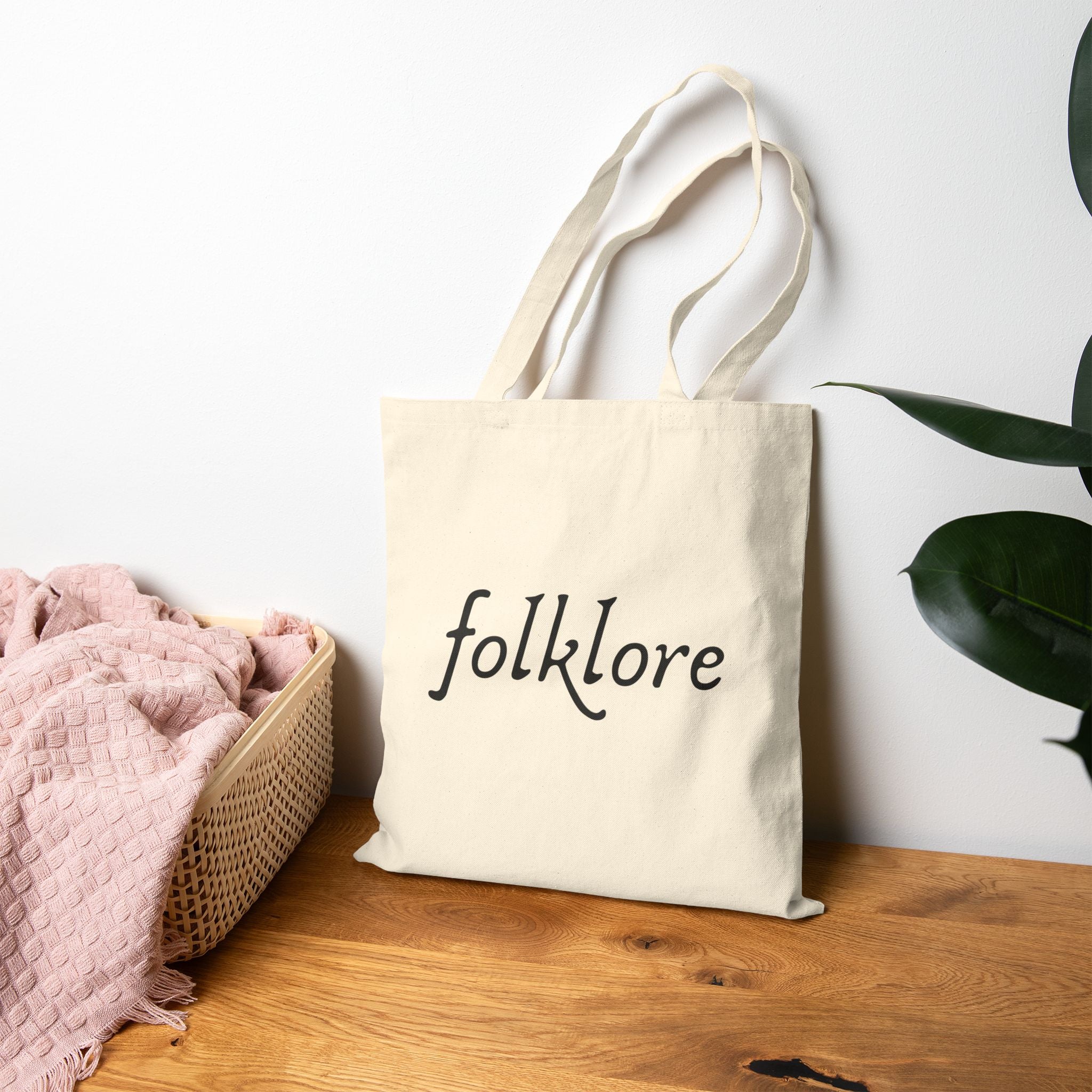 Folklore Cotton Canvas Tote — Essential Eco-Friendly Bag