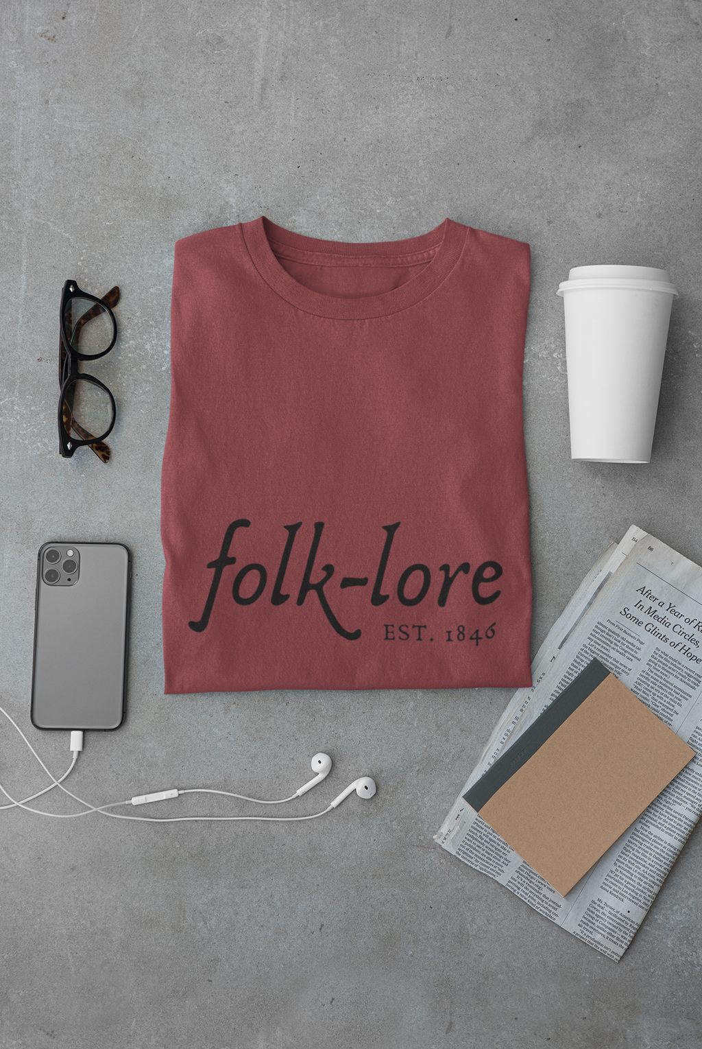 Folk-Lore Est. 1846 T-Shirt — Limited Edition Tee