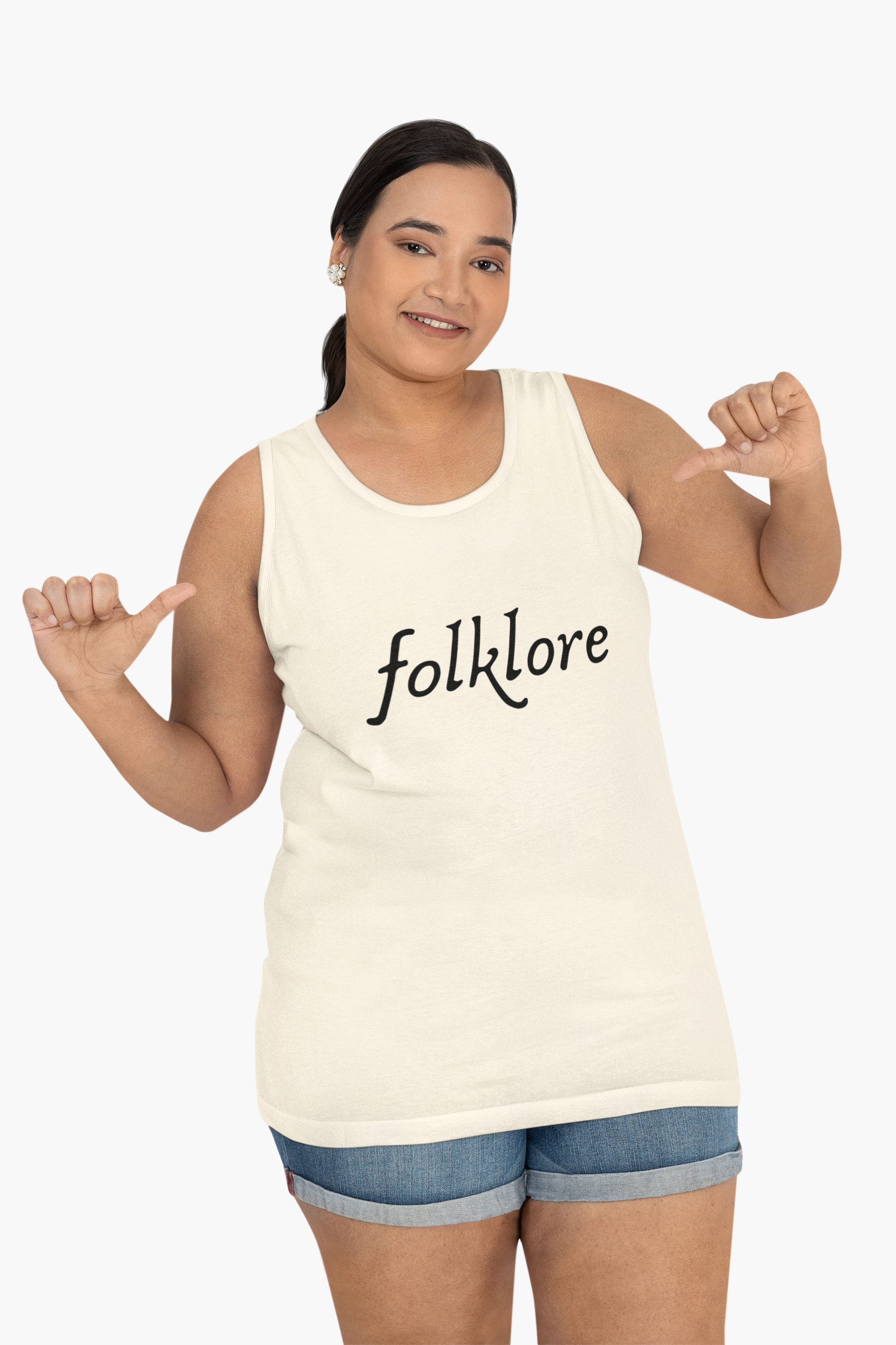 Folklore Tank Top — Essential Sleeveless Shirt