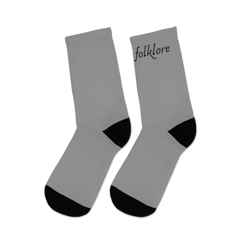 Folklore Recycled Poly Socks — Essential Crew Socks