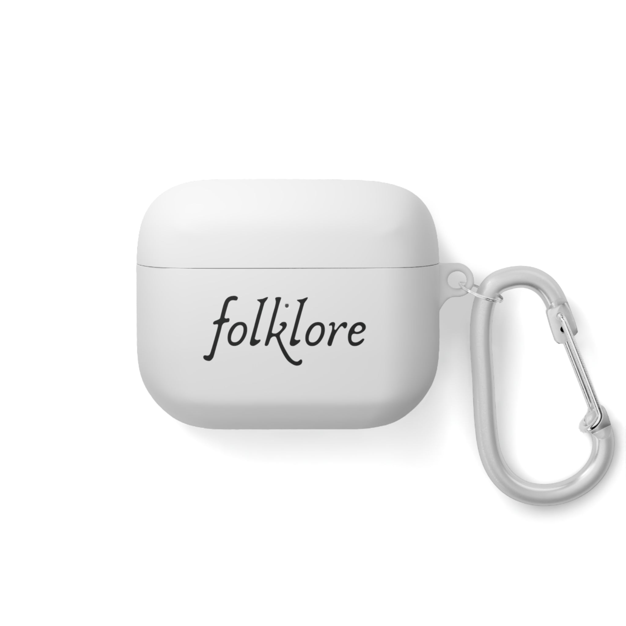 Folklore AirPods Case Cover with Carabiner – Essential Protective Silicone Sleeve - AirPods & AirPods Pro