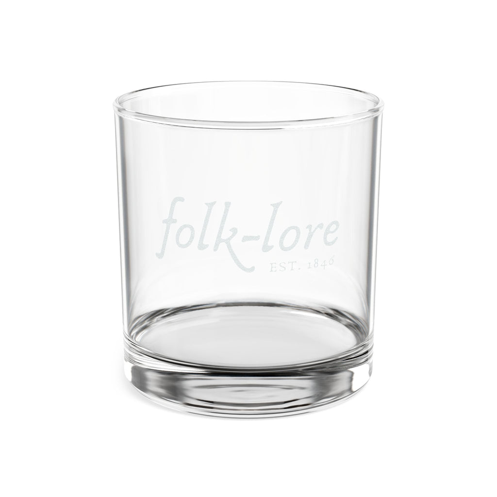 Folk-lore Est. 1846 Engraved Whiskey Glass — Limited Edition 10.5oz Lowball