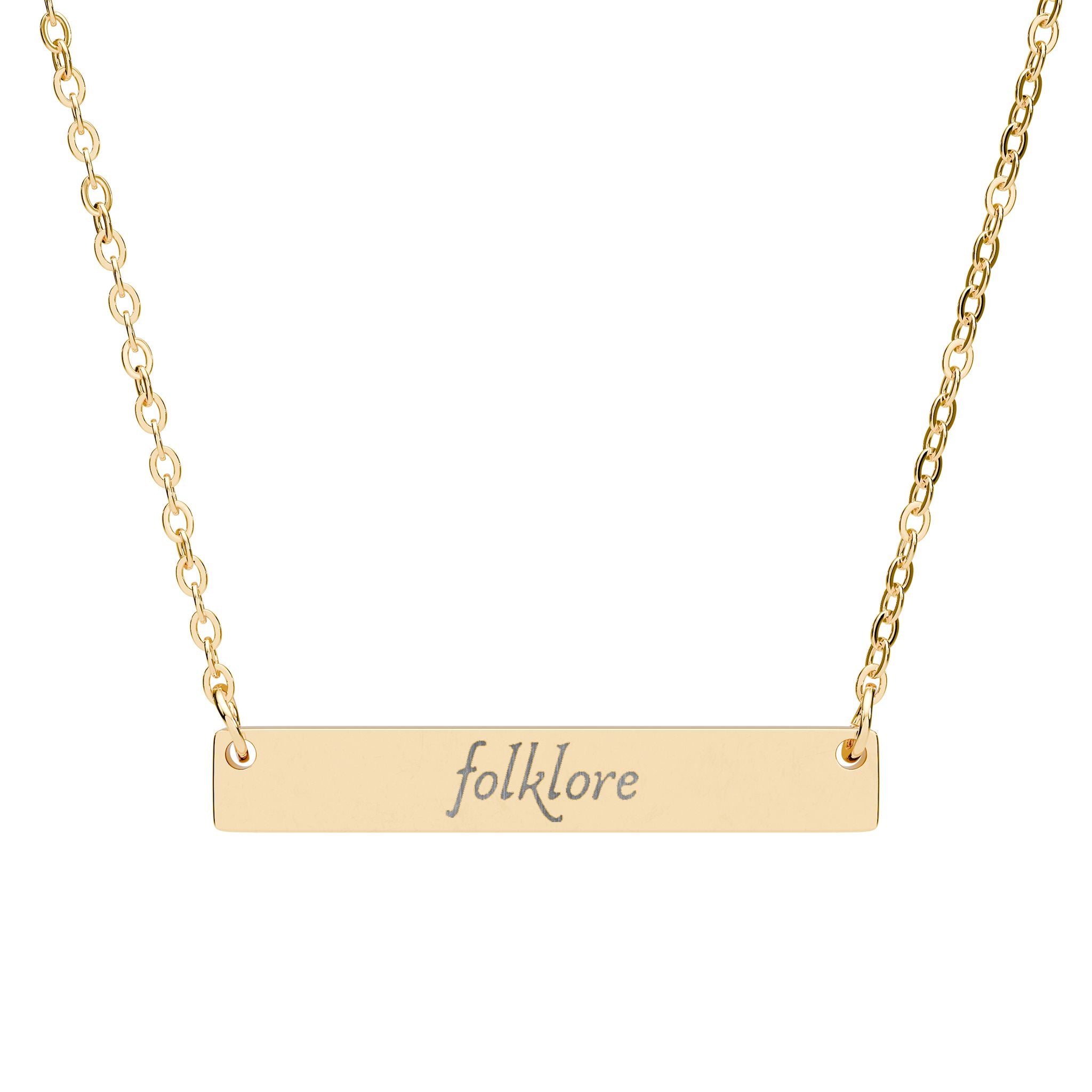 Folklore Bar Necklace — Essential Collection Jewelry