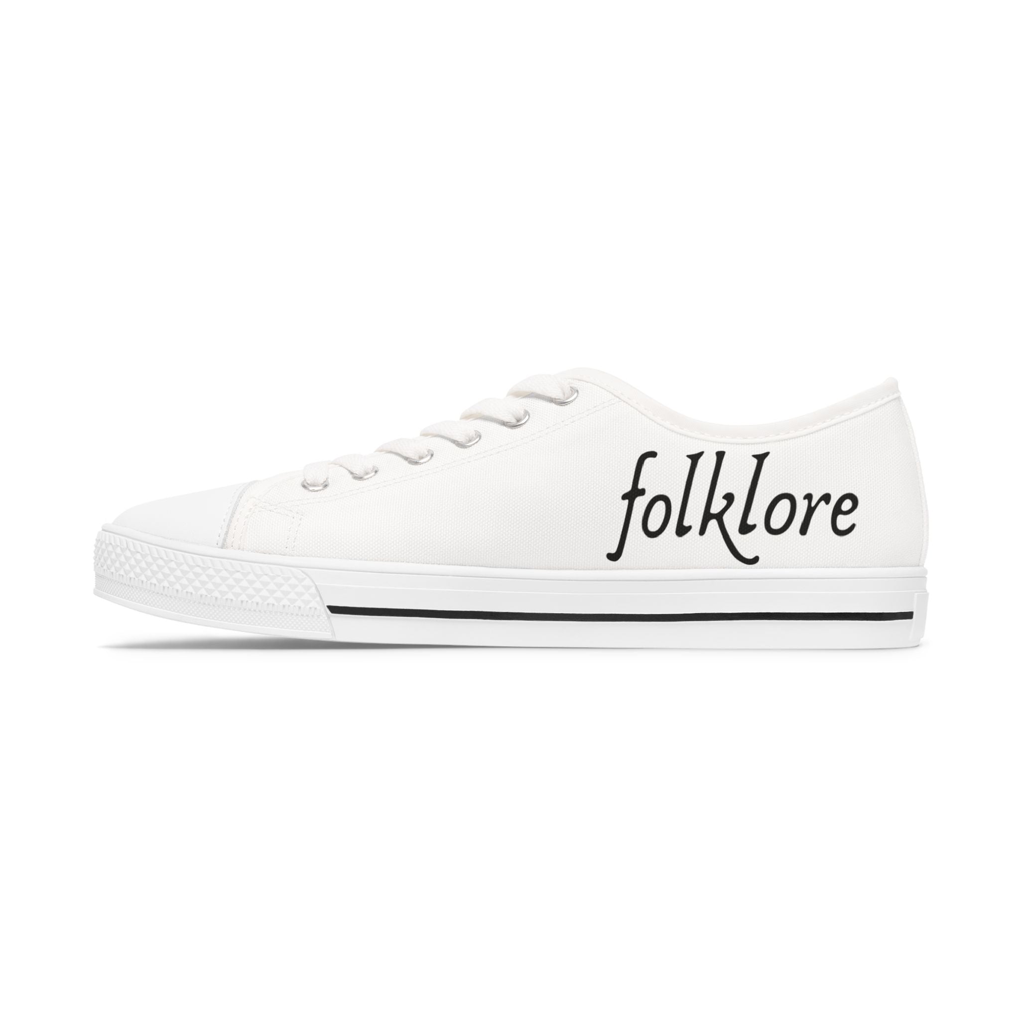 Folklore Low Top Sneakers — Essential Black/White Shoes