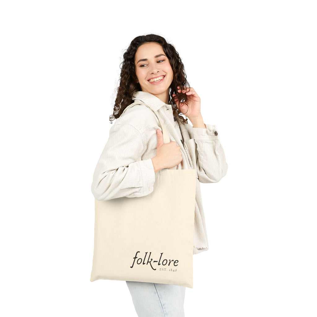 Folk-Lore Est. 1846 Cotton Canvas Tote — Limited Edition Eco-Friendly Bag