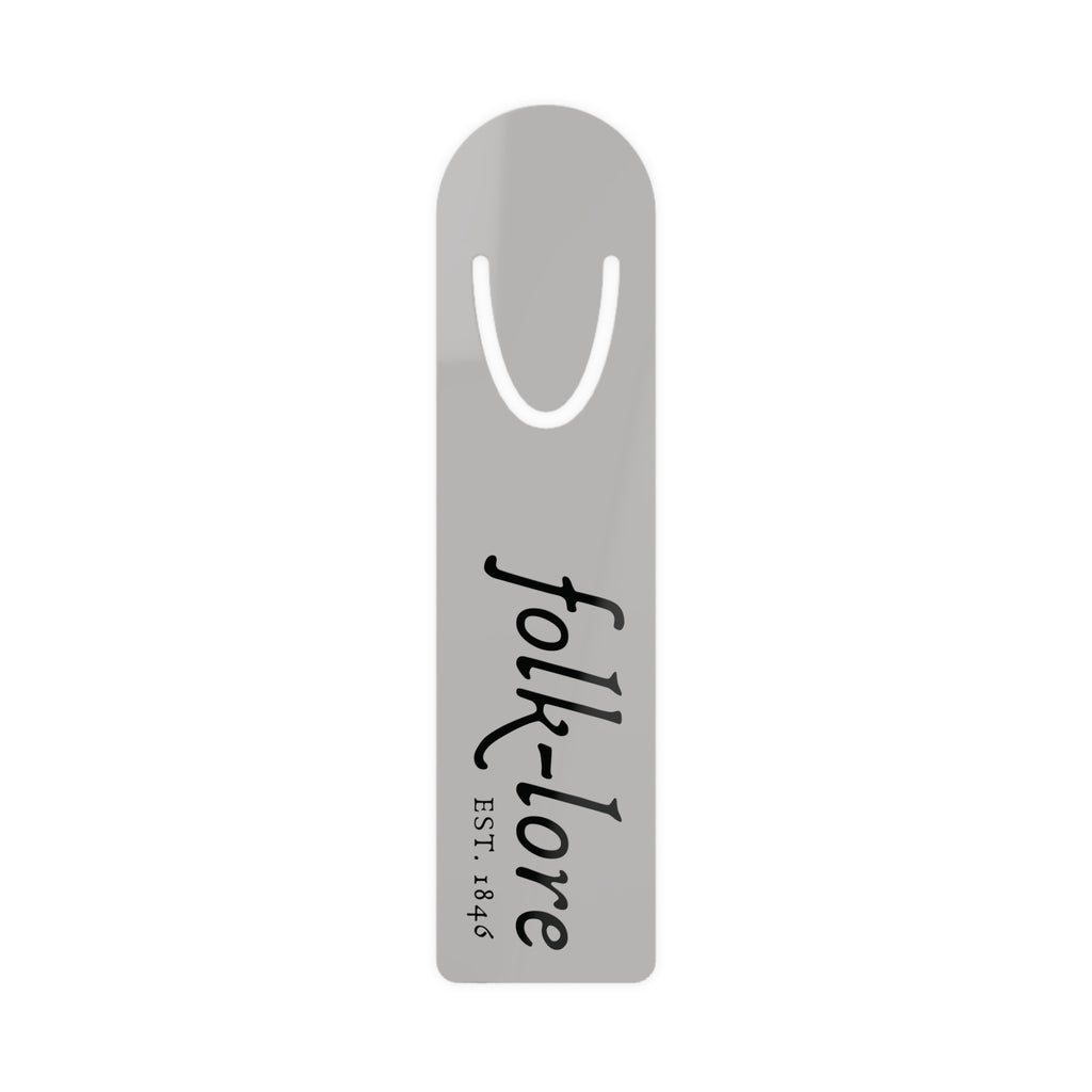 Folk-Lore Est. 1846 Metal Bookmark — Limited Edition Page Keeper