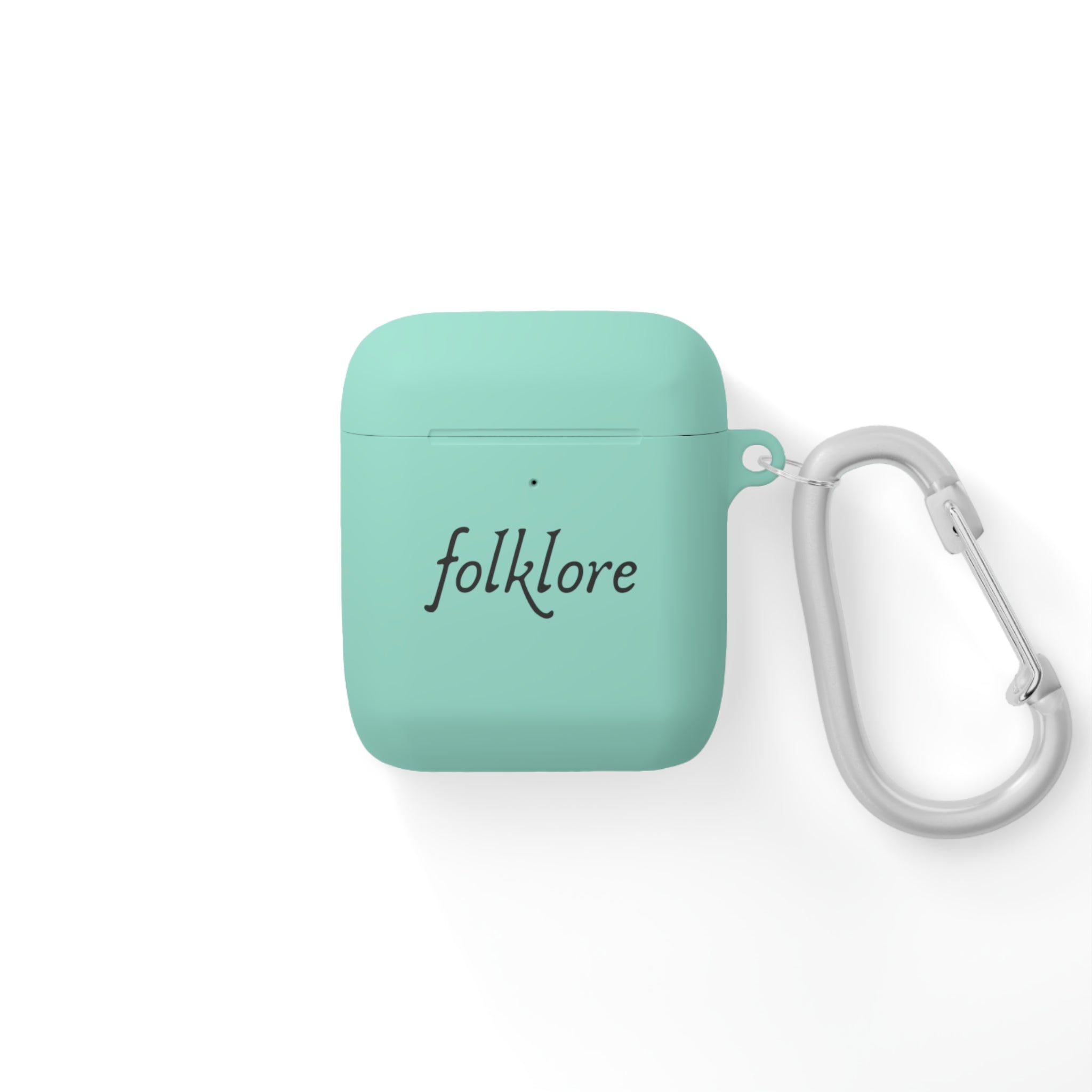Folklore AirPods Case Cover with Carabiner – Essential Protective Silicone Sleeve - AirPods & AirPods Pro