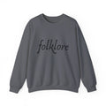 Folklore Embroidered Sweatshirt - Essential Cozy Crewneck Sweater