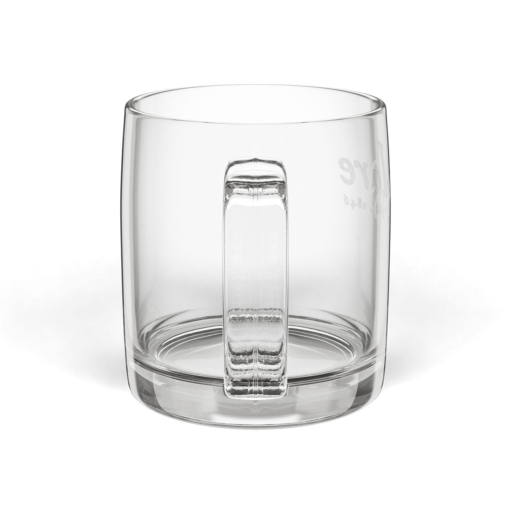 Folk-Lore Est. 1846 Engraved Coffee Cup – Limited Edition 12.25 oz Glass Mug