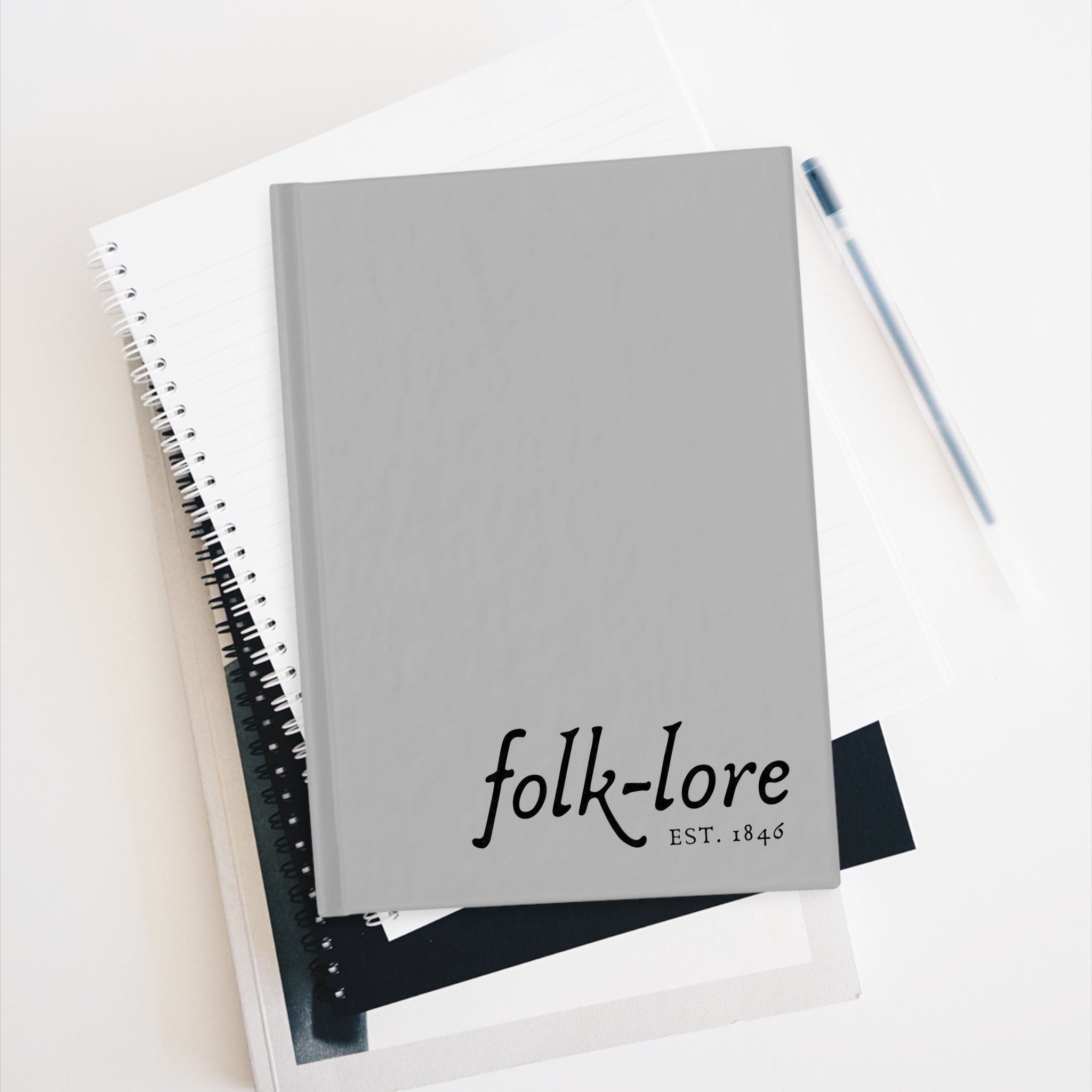 Folk-Lore Est. 1846 Hardcover Sketchbook — Limited Edition Blank Notebook