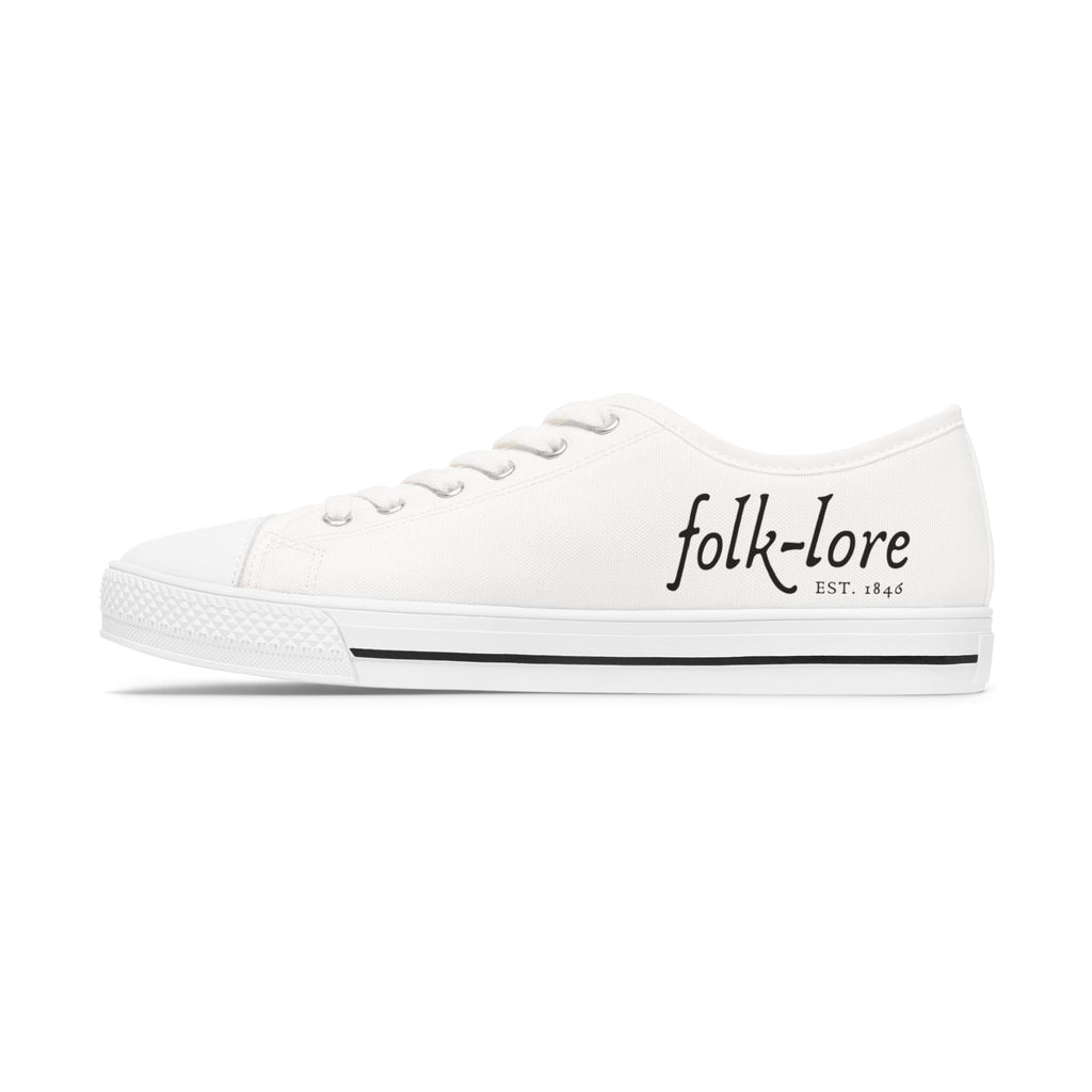 Folk-Lore Est. 1846 Low Top Sneakers — Limited Edition Black/White Shoes