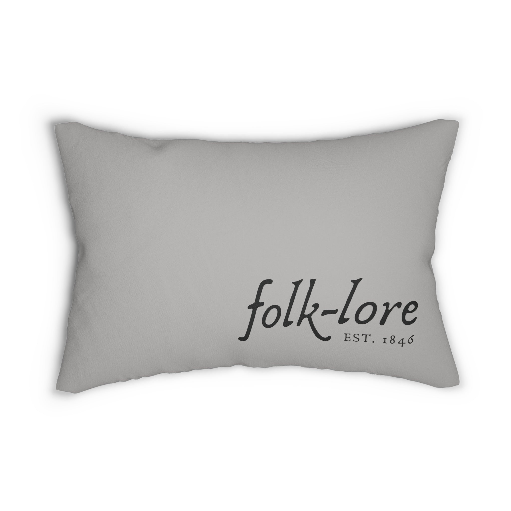 Folk-Lore Est. 1846 Lumbar Pillow — Limited Edition Accent Cushion
