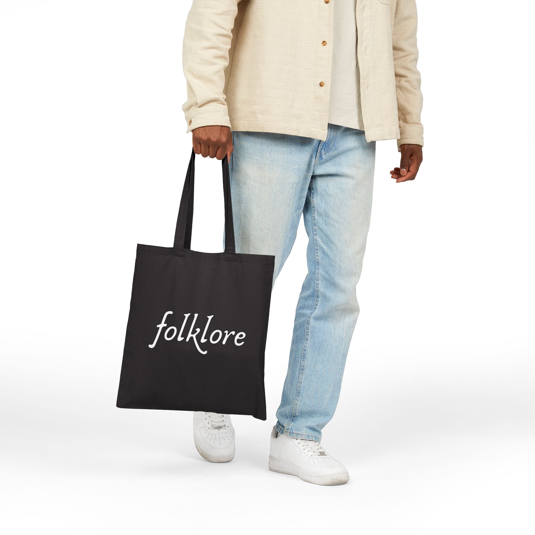 Folklore Cotton Canvas Tote — Essential Eco-Friendly Bag