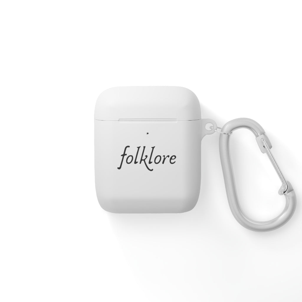Folklore AirPods Case Cover with Carabiner – Essential Protective Silicone Sleeve - AirPods & AirPods Pro