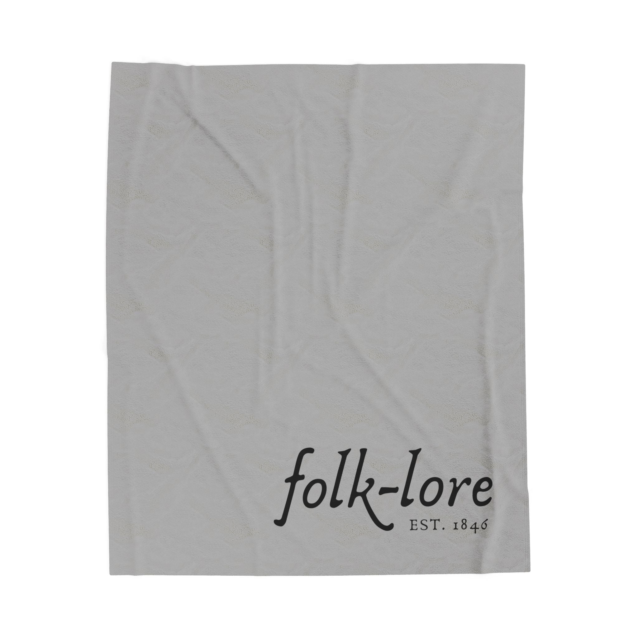 Folk-Lore Est. 1846 Cozy Blanket — Limited Edition Velveteen Throw