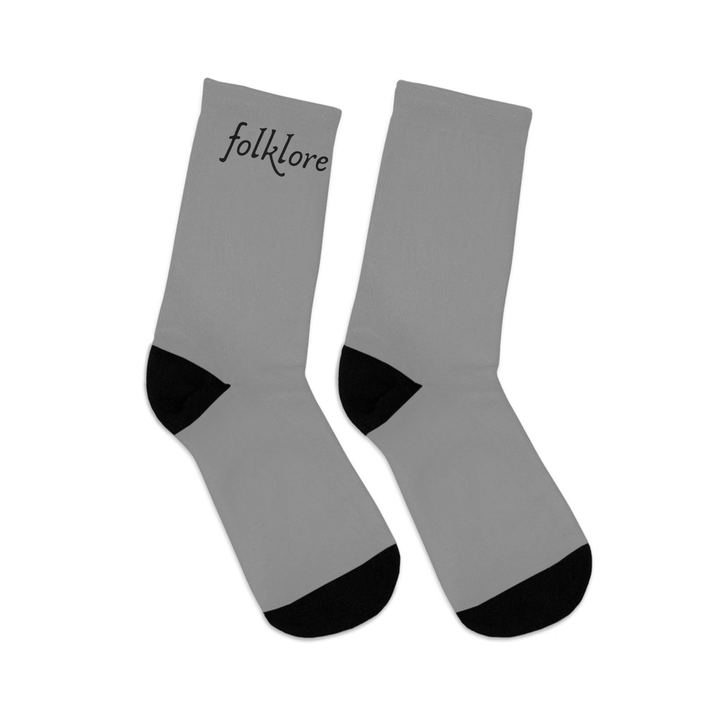 Folklore Recycled Poly Socks — Essential Crew Socks