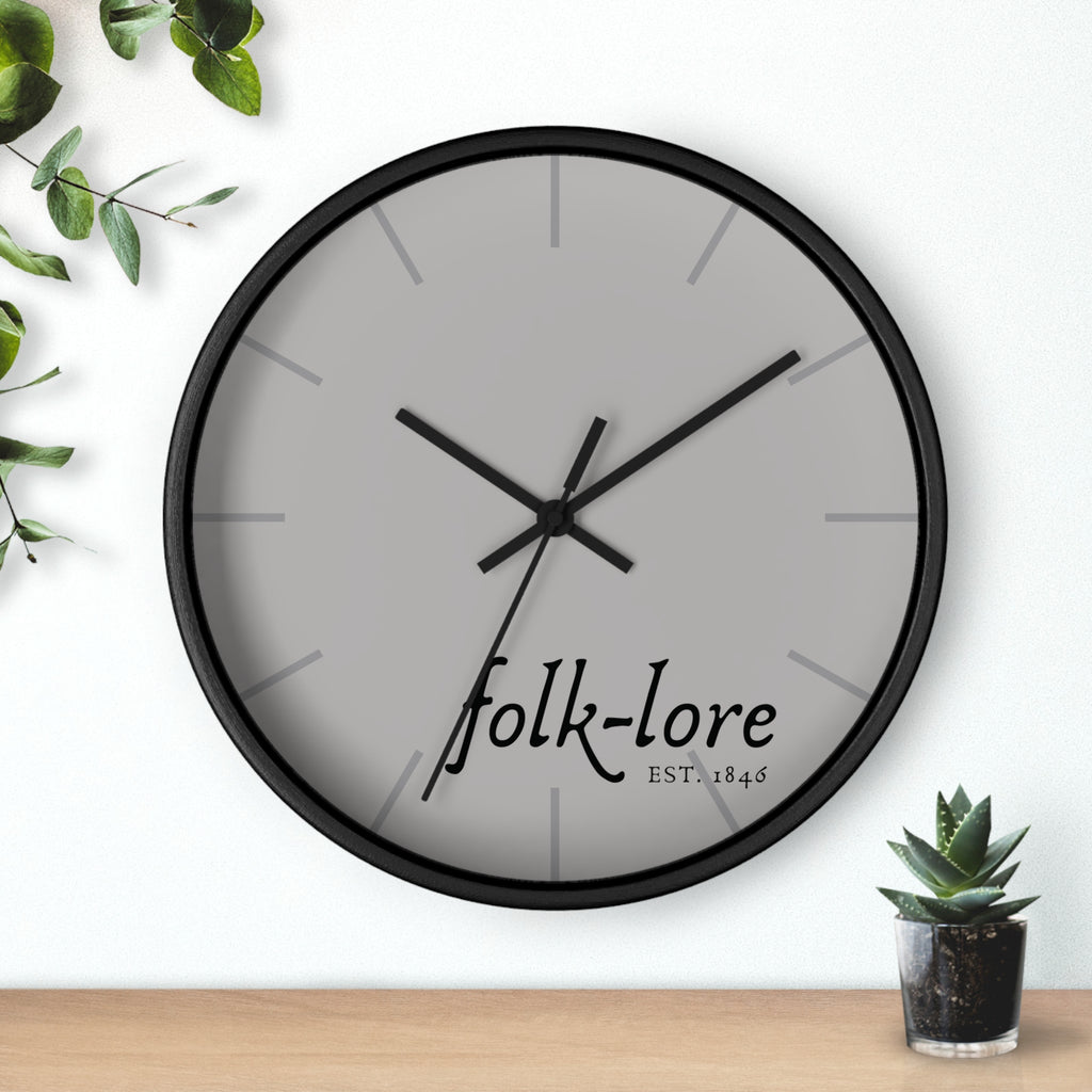 Folk-Lore Est. 1846 Wall Clock — Limited Edition Timekeeper