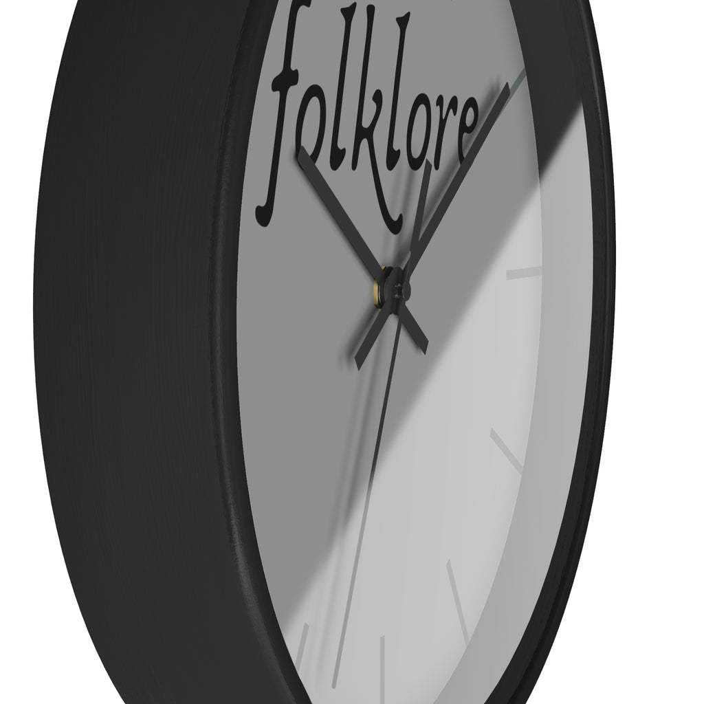 Folklore Wall Clock — Essential Timekeeper