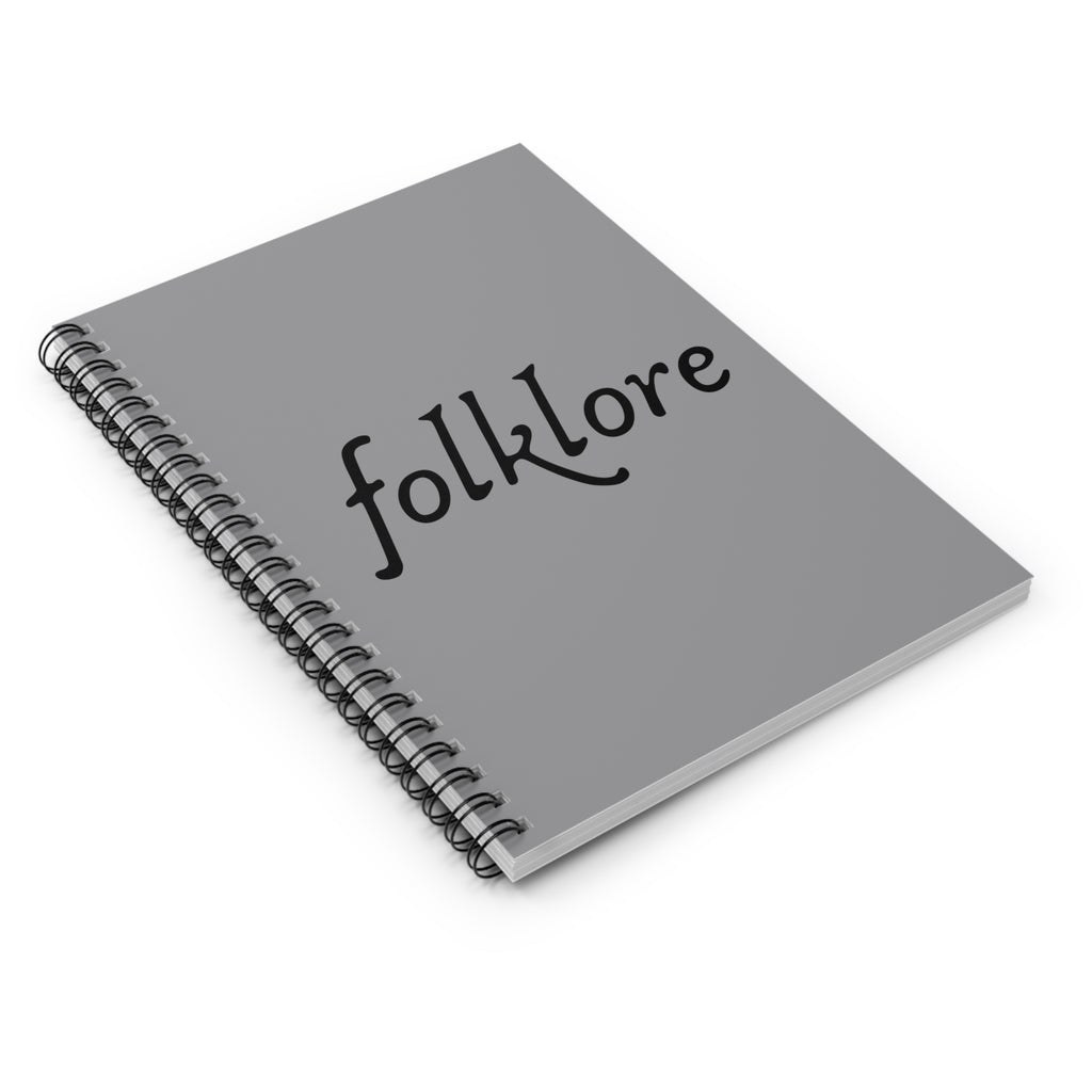 Folklore Spiral Notebook — Essential Ruled Journal