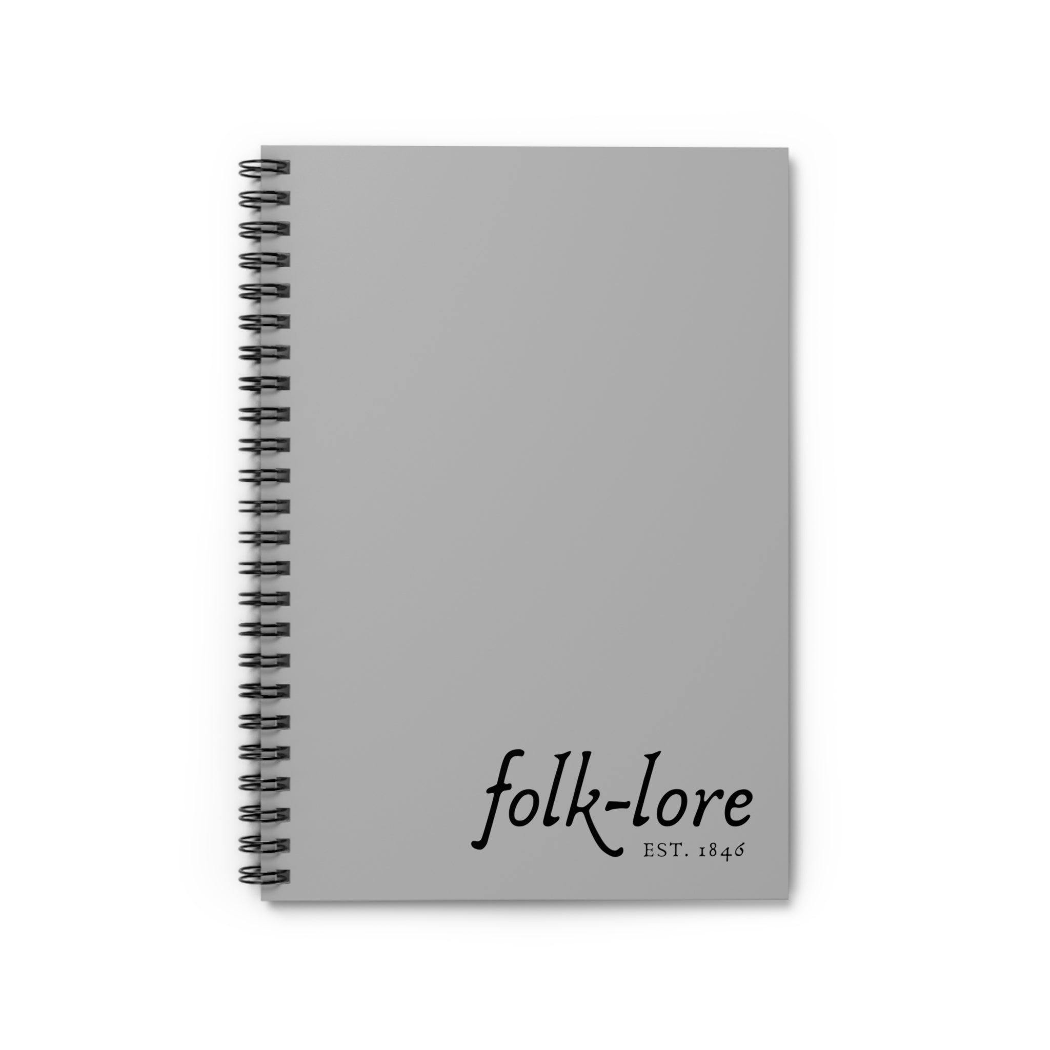 Folk-Lore Est. 1846 Spiral Notebook — Limited Edition Ruled Journal