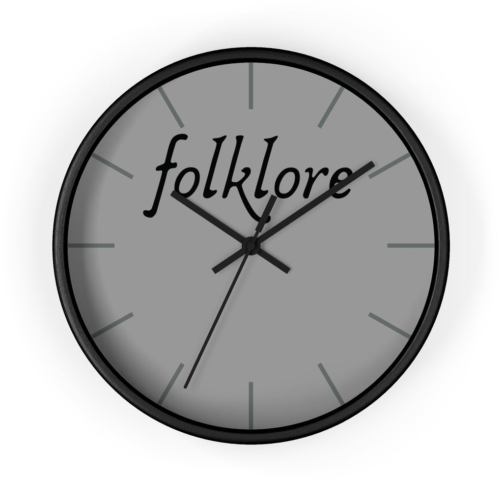 Folklore Wall Clock — Essential Timekeeper