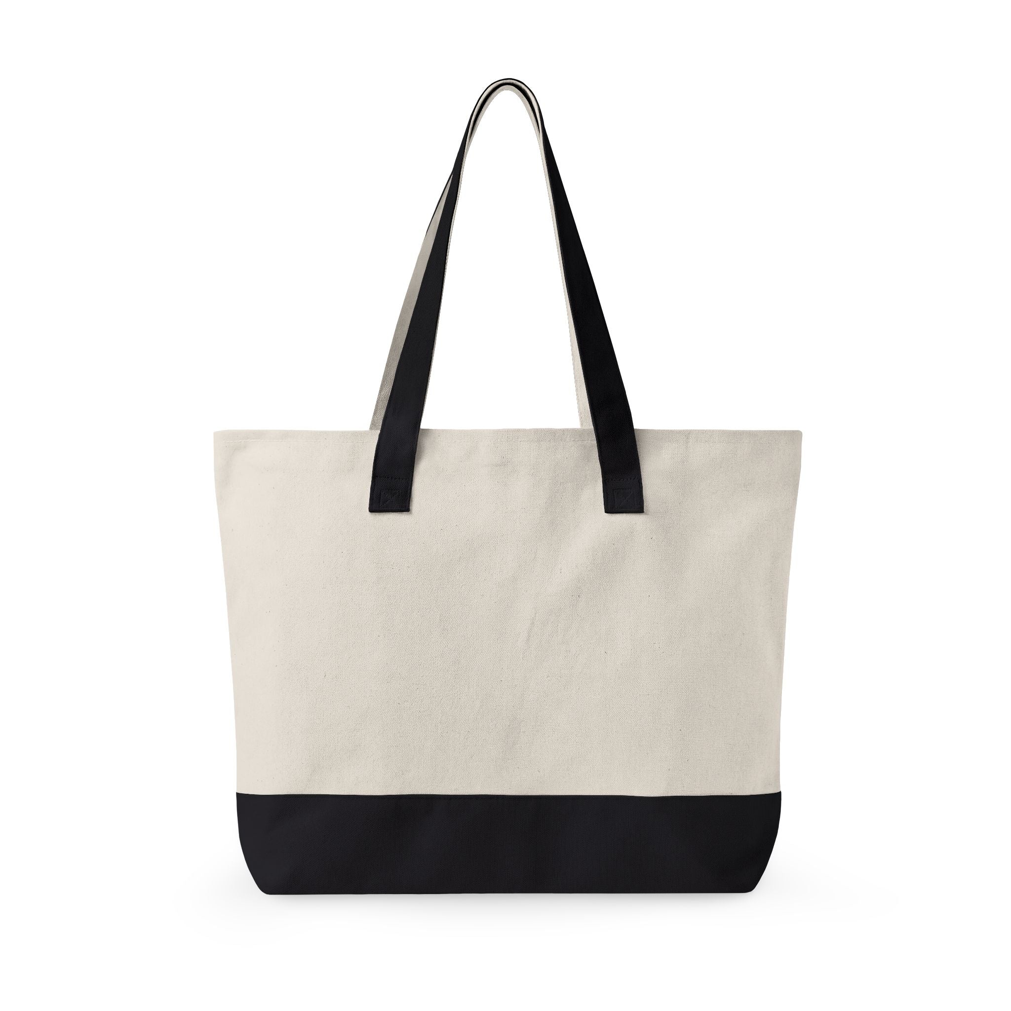 Folklore Large Tote Bag — Essential Zippered Canvas Carryall